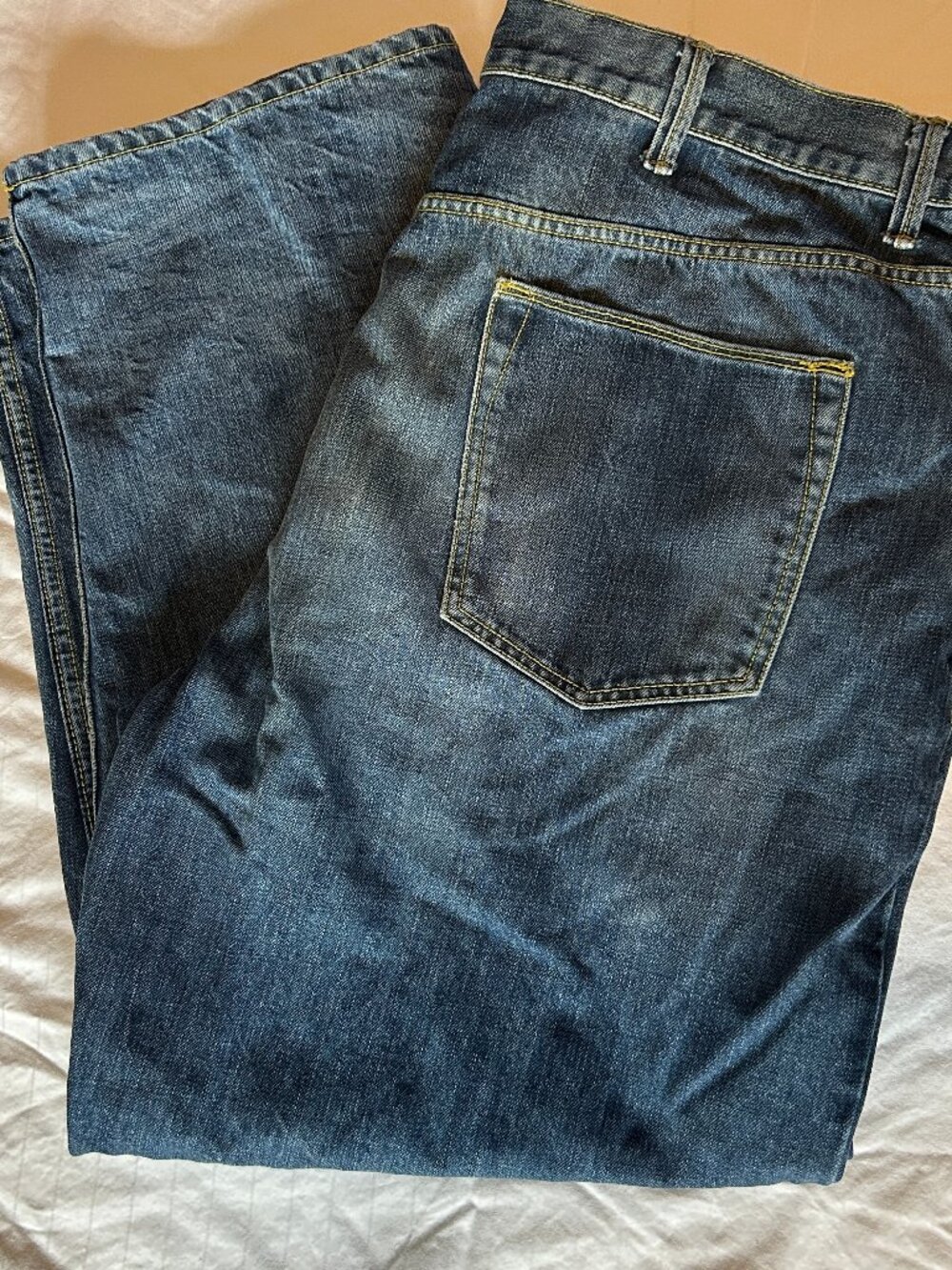 The Foundry Supply Co. Men’s Denim Jeans 48W x 30L (Big & Tall) Relaxed Fit